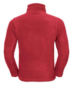 Russell Zip Neck Outdoor Fleece | Classic Red