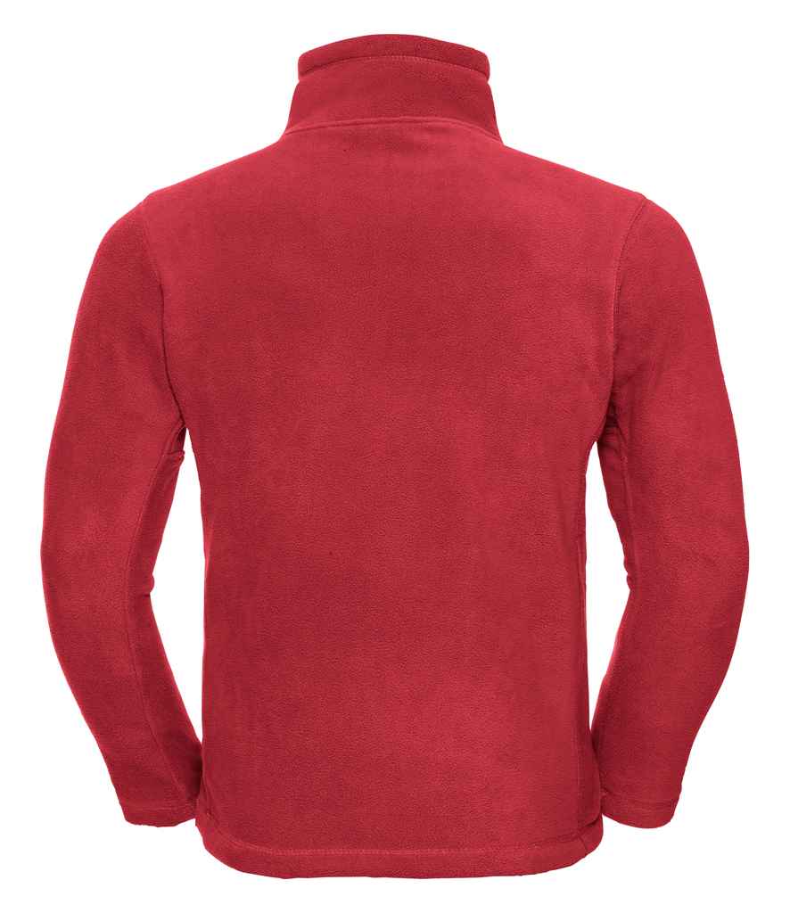 Russell Zip Neck Outdoor Fleece | Classic Red