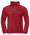 Russell Zip Neck Outdoor Fleece | Classic Red