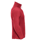 Russell Zip Neck Outdoor Fleece | Classic Red