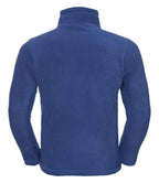 Russell Zip Neck Outdoor Fleece | Royal Blue