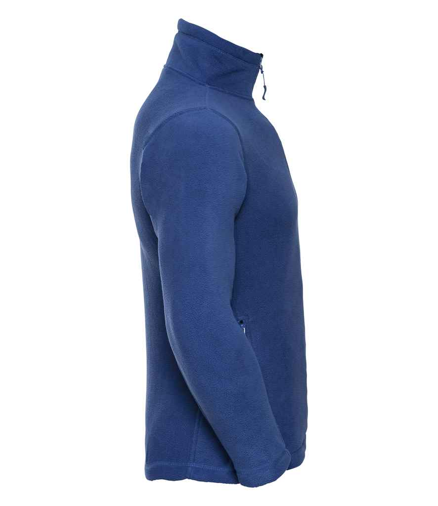 Russell Zip Neck Outdoor Fleece | Royal Blue