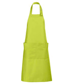 SOL'S Gala Long Bib Apron | Apple Green