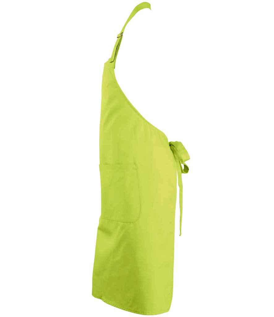 SOL'S Gala Long Bib Apron | Apple Green