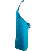 SOL'S Gala Long Bib Apron | Aqua