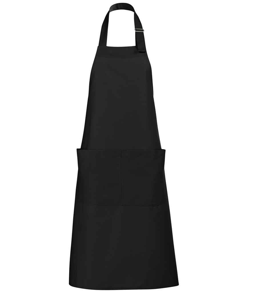 SOL'S Gala Long Bib Apron | Deep Black