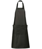 SOL'S Gala Long Bib Apron | Dark Grey