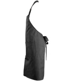 SOL'S Gala Long Bib Apron | Dark Grey