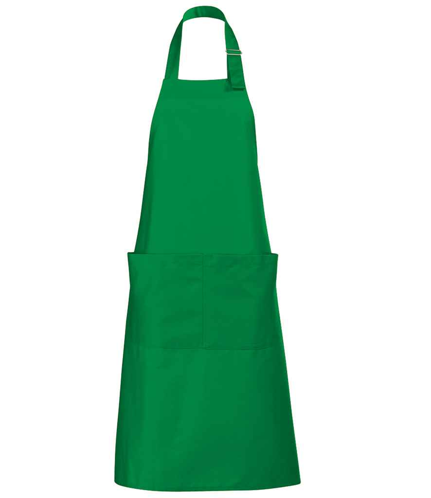 SOL'S Gala Long Bib Apron | Kelly Green