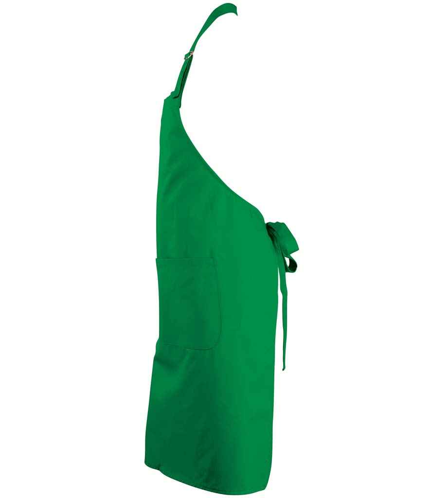 SOL'S Gala Long Bib Apron | Kelly Green