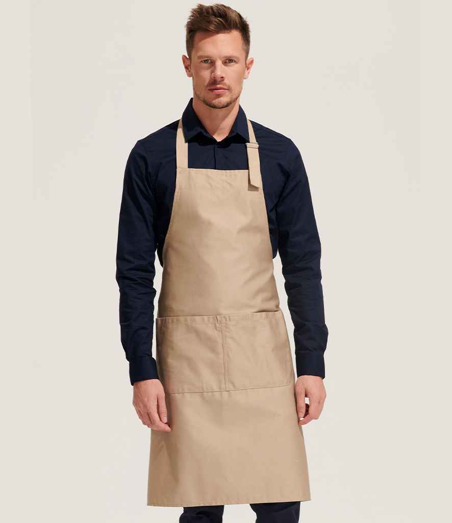 SOL'S Gala Long Bib Apron | Rope