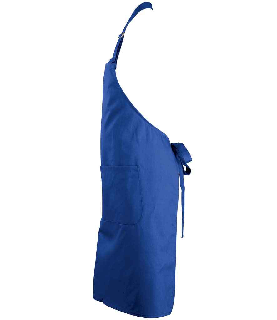 SOL'S Gala Long Bib Apron | Royal Blue