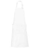 SOL'S Gala Long Bib Apron | White