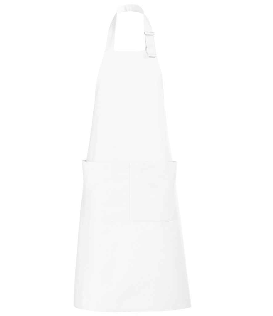 SOL'S Gala Long Bib Apron | White
