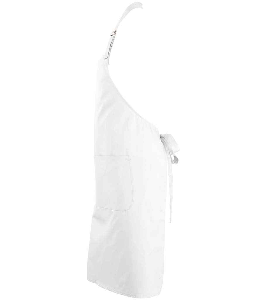 SOL'S Gala Long Bib Apron | White