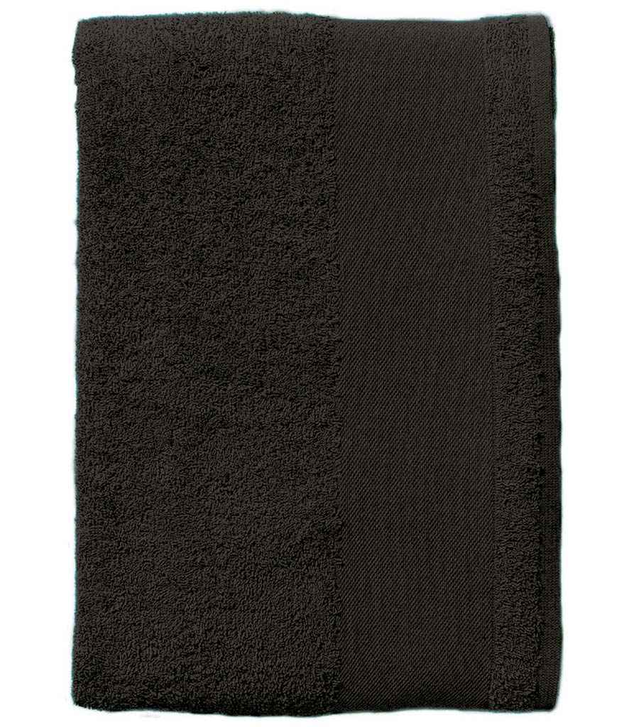 SOL'S Island 30 Guest Towel | Black