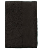 SOL'S Island 30 Guest Towel | Black