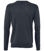SOL'S Galaxy Cotton Acrylic V Neck Sweater | Navy