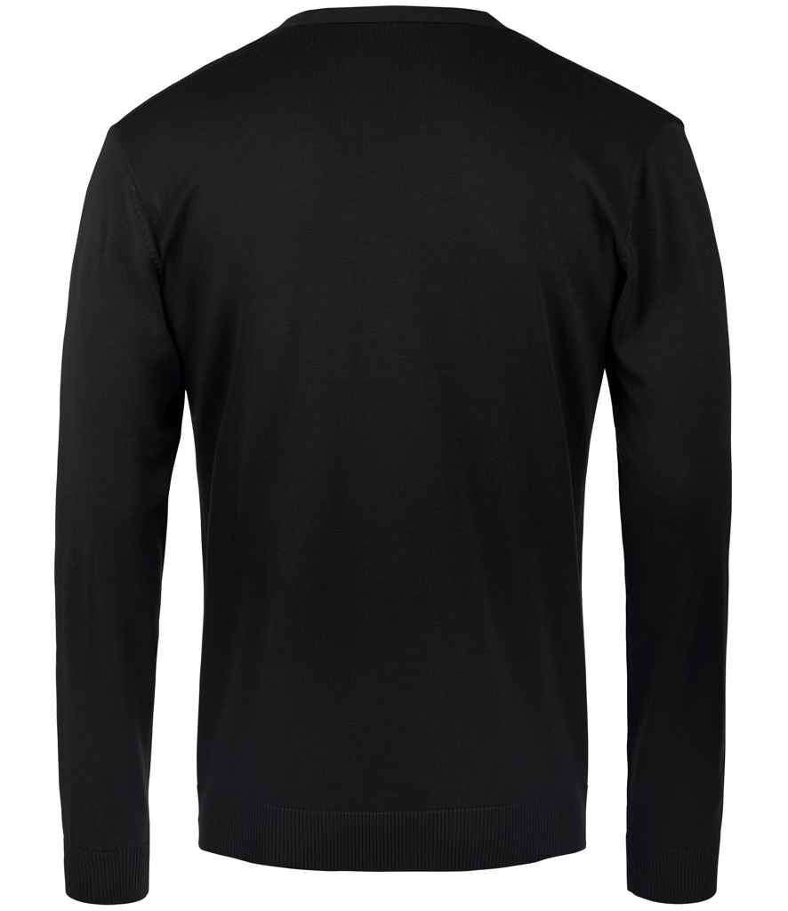 SOL'S Golden Cotton Acrylic V Neck Cardigan | Black