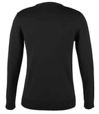 SOL'S Ladies Golden Cotton Acrylic V Neck Cardigan | Black