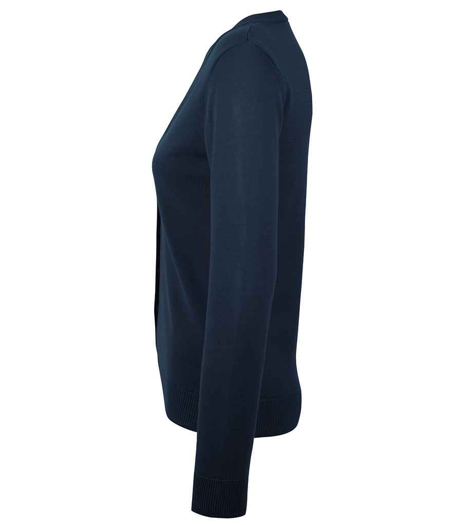 SOL'S Ladies Golden Cotton Acrylic V Neck Cardigan | Navy
