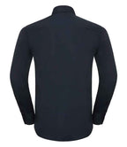 Russell Collection Long Sleeve Tailored Poplin Shirt | French Navy