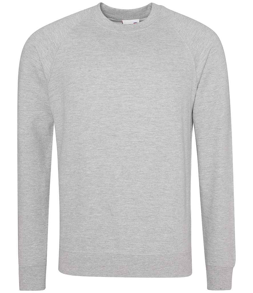 AWDis Academy Senior Raglan Sweatshirt | Grey