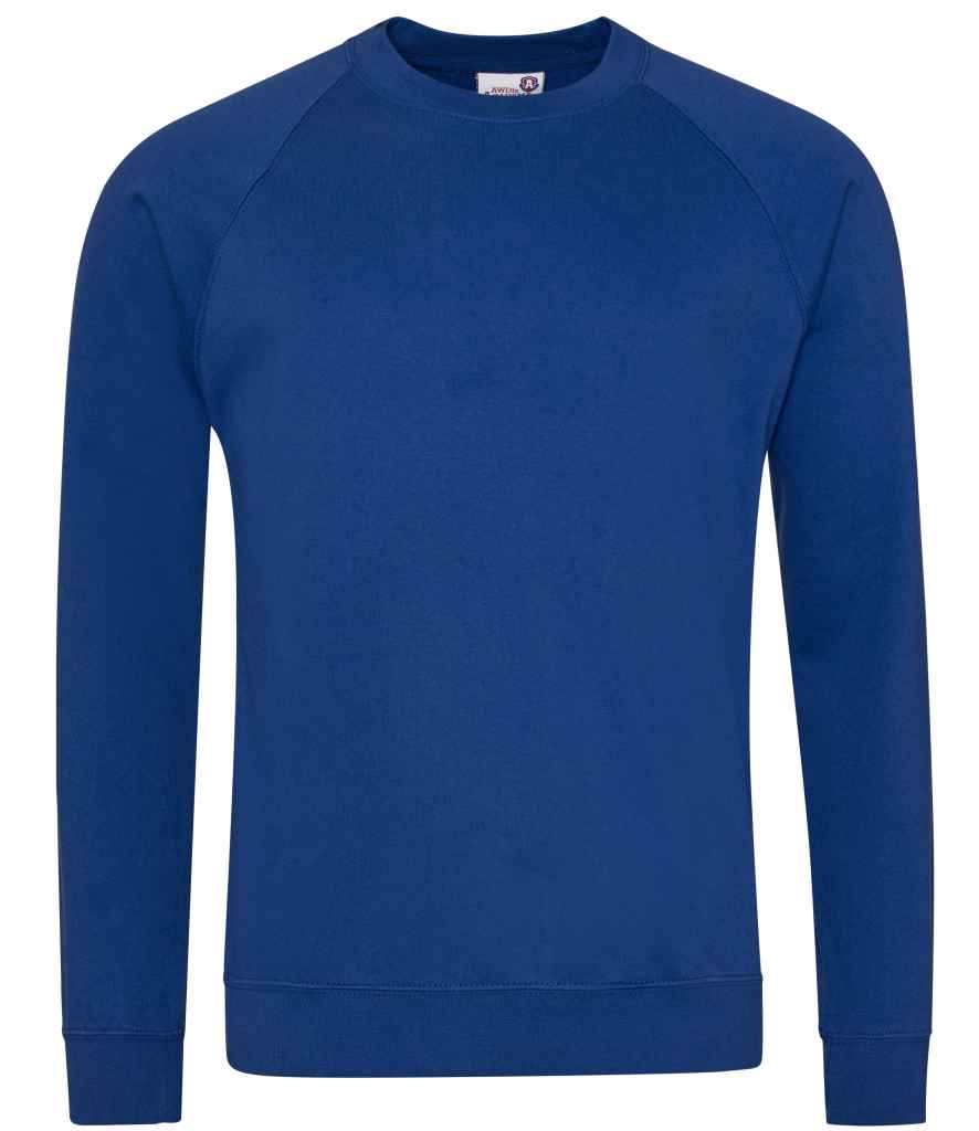 AWDis Academy Senior Raglan Sweatshirt | Deep Royal