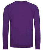 AWDis Academy Senior Raglan Sweatshirt | Purple