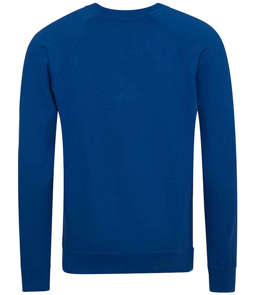 AWDis Academy Senior Raglan Sweatshirt | Royal Blue