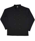 Dennys Long Sleeve Chef's Jacket with Classic Professional Design for Culinary Use