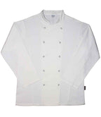 Dennys Long Sleeve Chef's Jacket with Classic Professional Design for Culinary Use