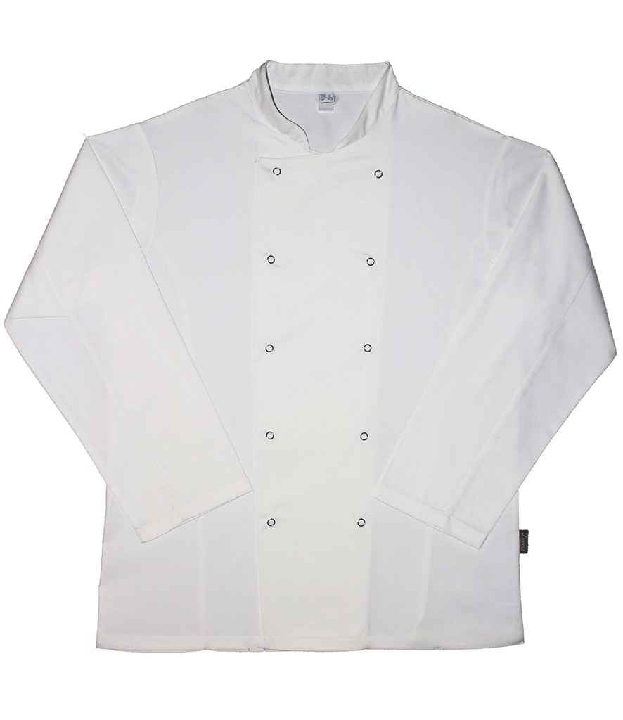Dennys Long Sleeve Chef's Jacket with Classic Professional Design for Culinary Use