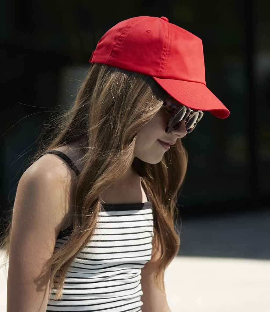 Beechfield Kids Original 5 Panel Cap available in a variety of vibrant colors