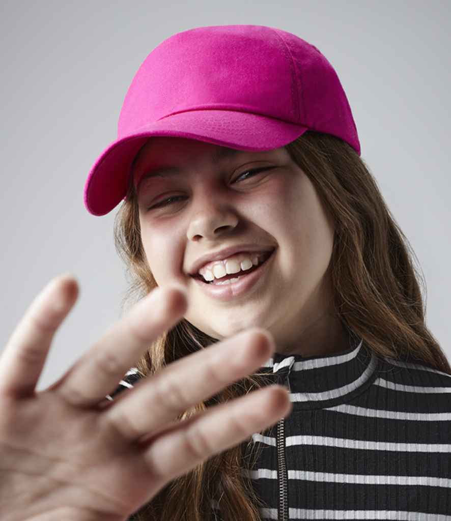 Beechfield Kids Original 5 Panel Cap available in a variety of vibrant colors