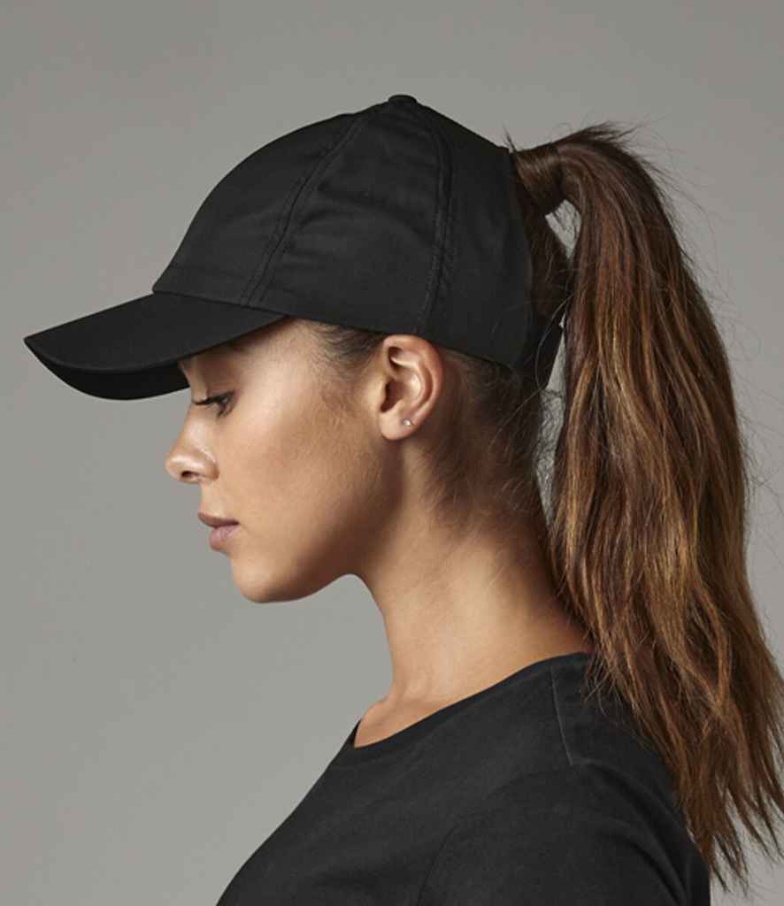 Beechfield Performance Ponytail Cap with Adjustable Fit for Active Wear