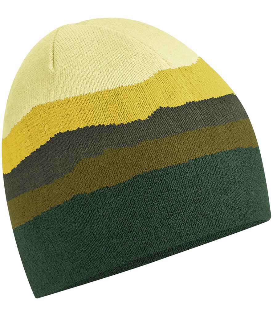 Beechfield Mountain Peaks Pull-On Beanie with Rocky, Glacier, Desert, and Alpine Designs