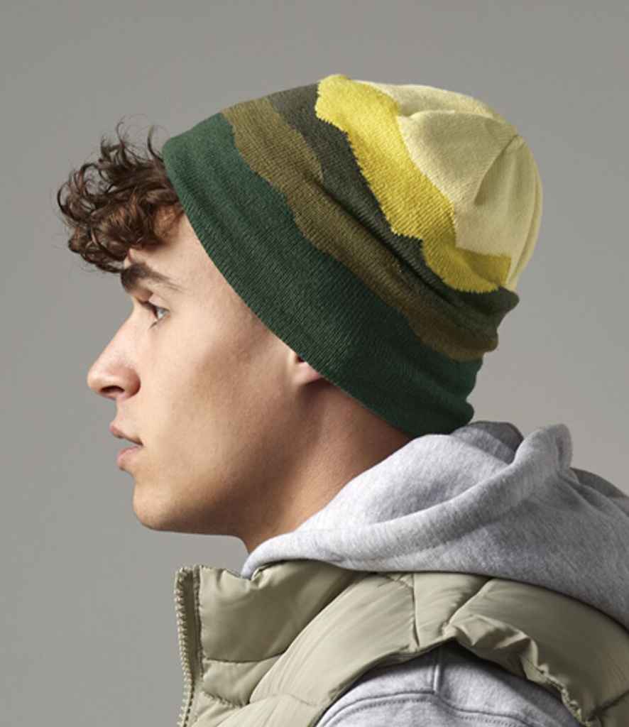 Beechfield Mountain Peaks Pull-On Beanie with Rocky, Glacier, Desert, and Alpine Designs