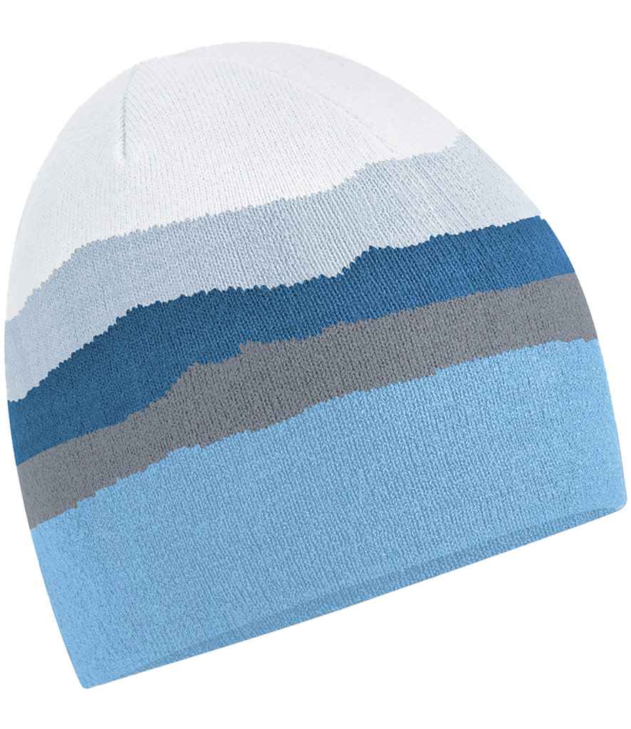 Beechfield Mountain Peaks Pull-On Beanie with Rocky, Glacier, Desert, and Alpine Designs