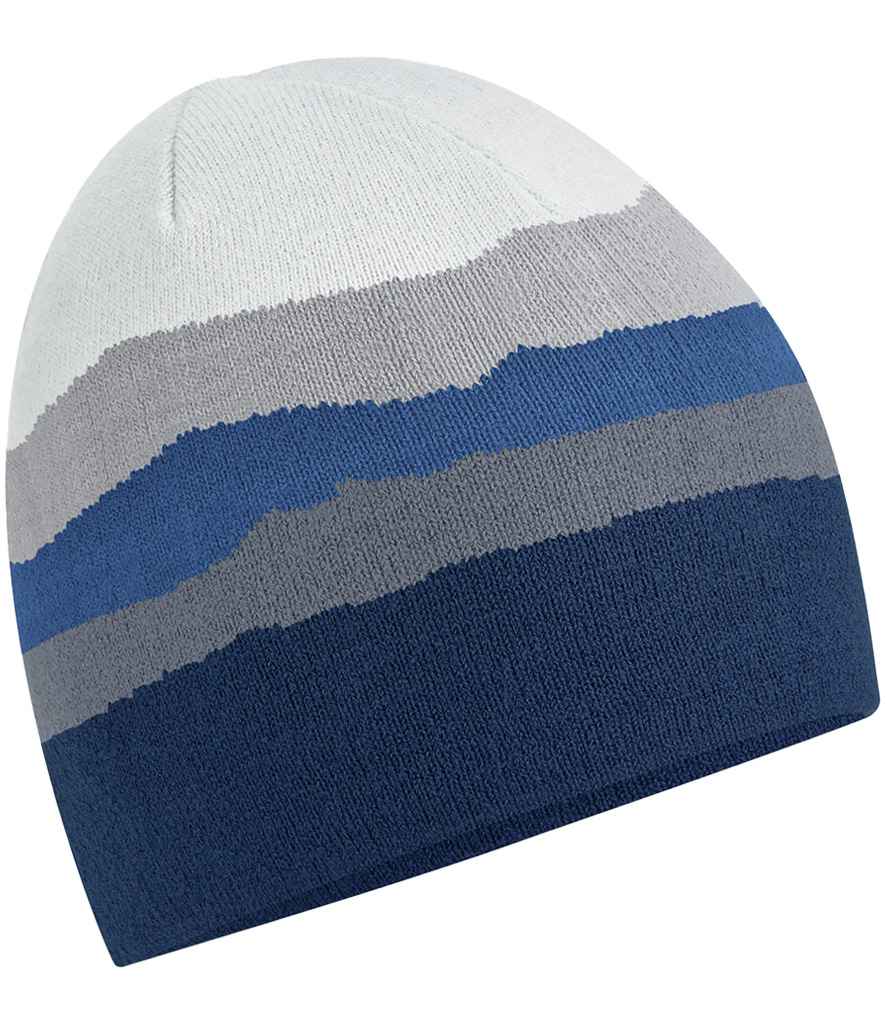 Beechfield Mountain Peaks Pull-On Beanie with Rocky, Glacier, Desert, and Alpine Designs