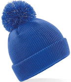 Beechfield Kids Reflective Bobble Beanie – Warm and Visible Headwear for Children