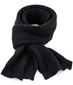 Beechfield Classic Waffle Knit Scarf – Timeless Comfort and Style for Every Occasion