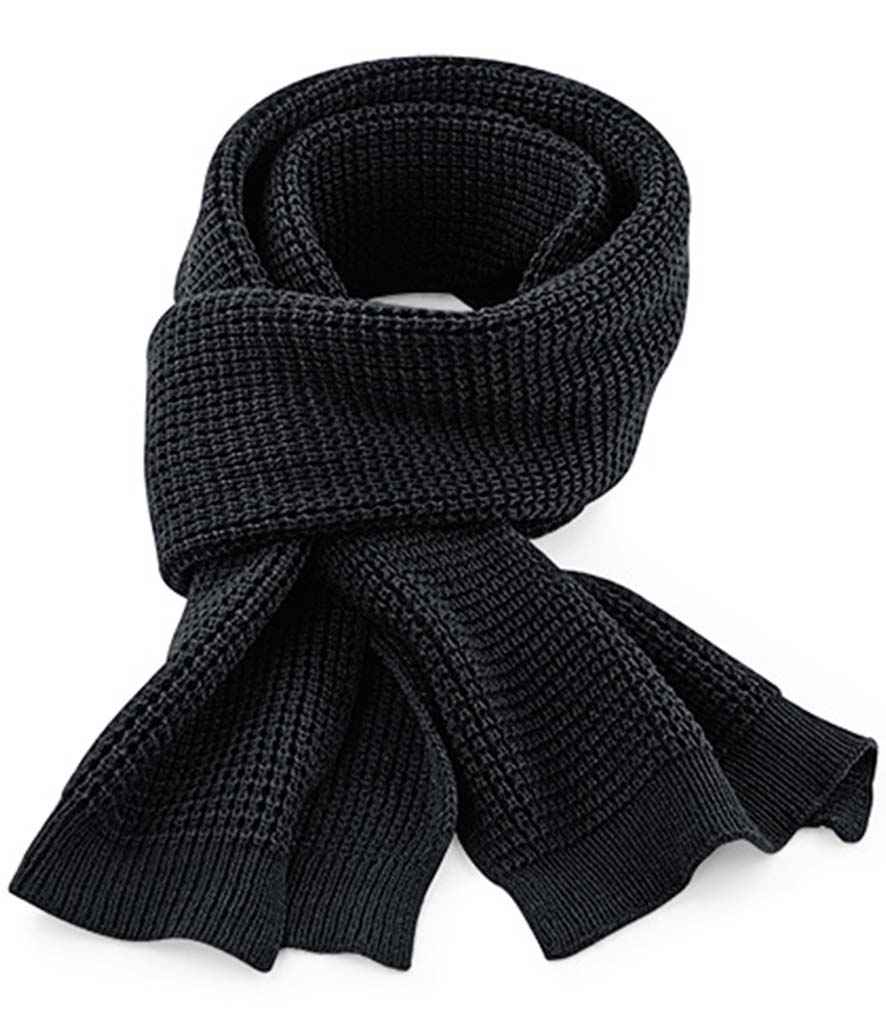 Beechfield Classic Waffle Knit Scarf – Timeless Comfort and Style for Every Occasion