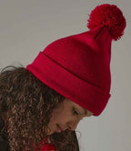 Beechfield Kids Original Pom Pom Beanie – Classic Warmth and Style for Children