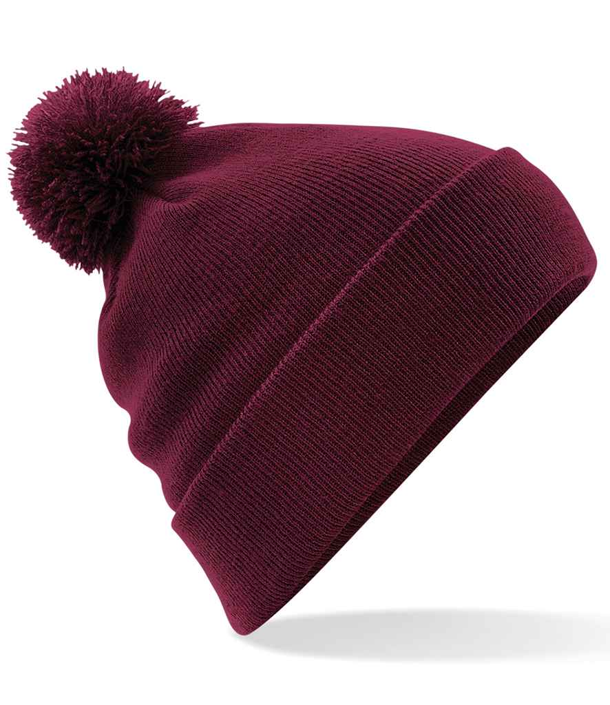 Beechfield Original Pom Pom Beanie – Classic Warm Knit Hat with Pom Pom Detail
