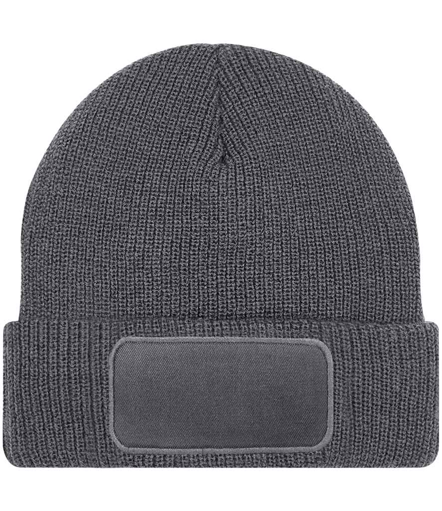 Beechfield Thinsulate™ Patch Beanie – Warm and Stylish Winter Headwear
