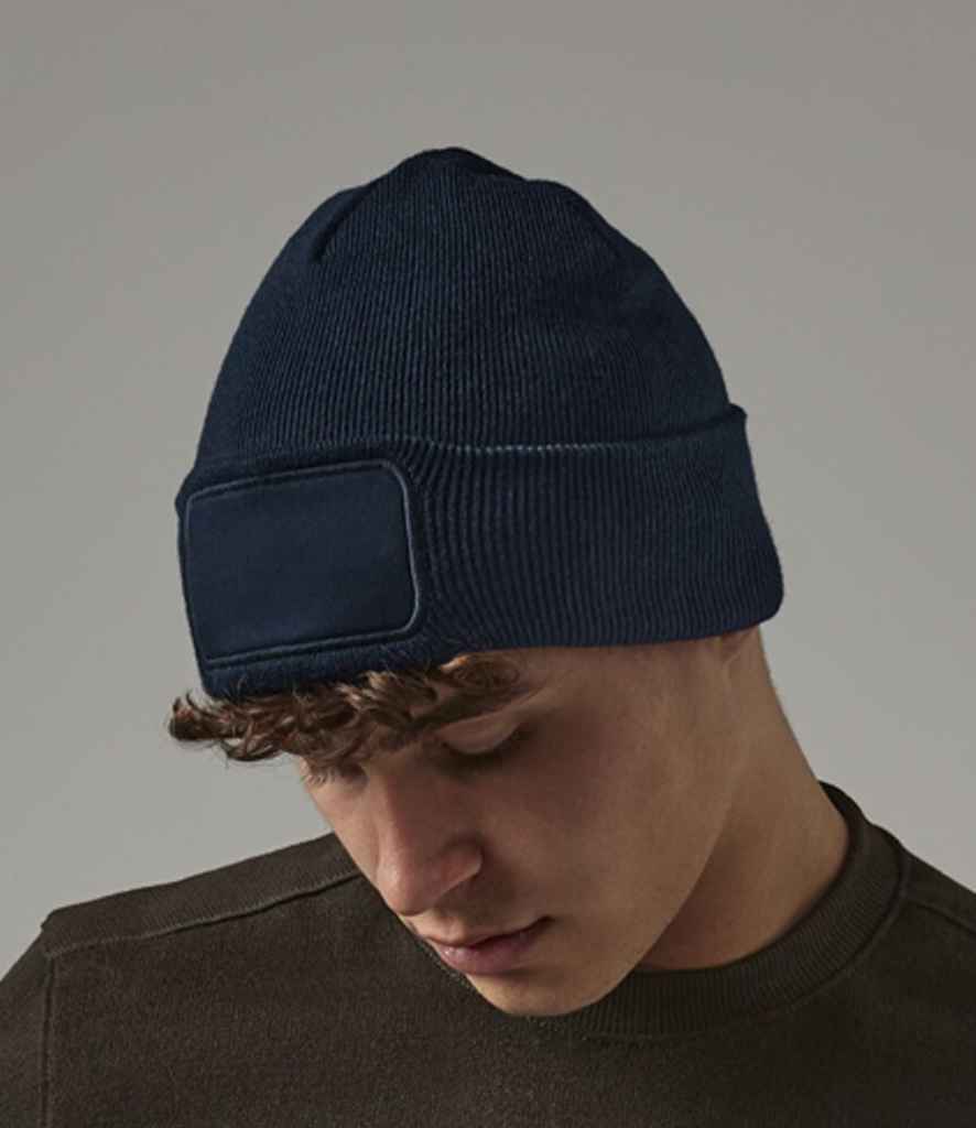 Beechfield Recycled Original Patch Beanie with Sustainable Fabric and Classic Design