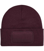 Beechfield Original Patch Beanie - Classic Stylish Knit Hat with Signature Patch Design