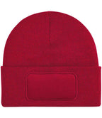 Beechfield Original Patch Beanie - Classic Stylish Knit Hat with Signature Patch Design