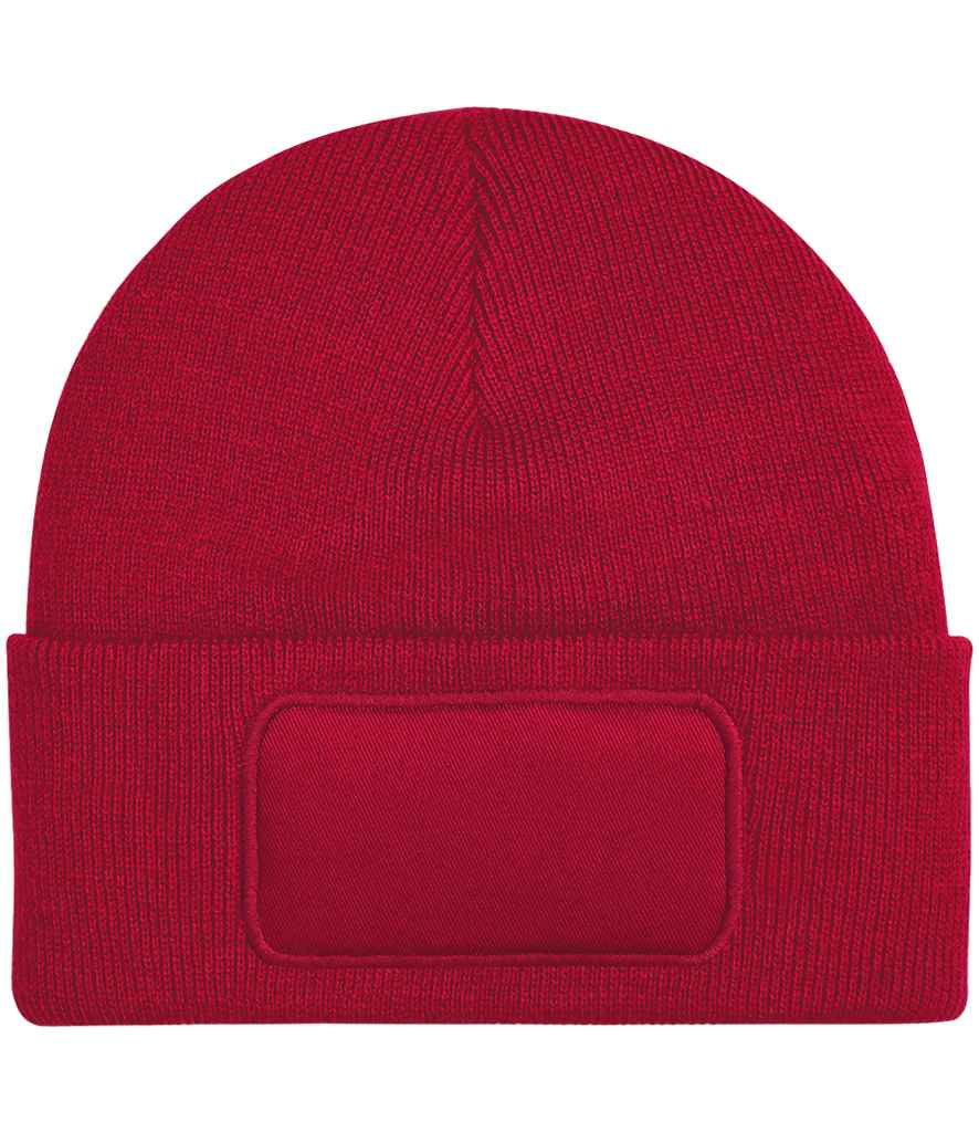 Beechfield Original Patch Beanie - Classic Stylish Knit Hat with Signature Patch Design